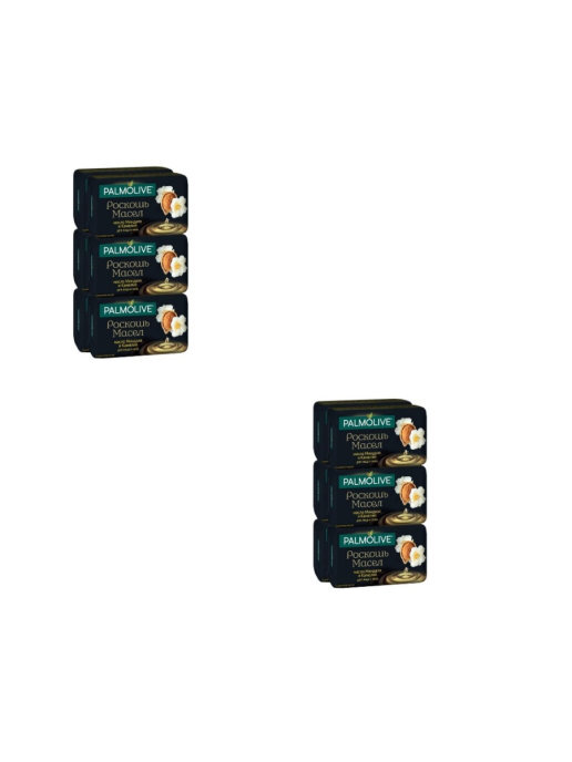 

Мыло туалетное Palmolive Роскошь масел, с маслом миндаля и камелии, 90 г х 12 шт