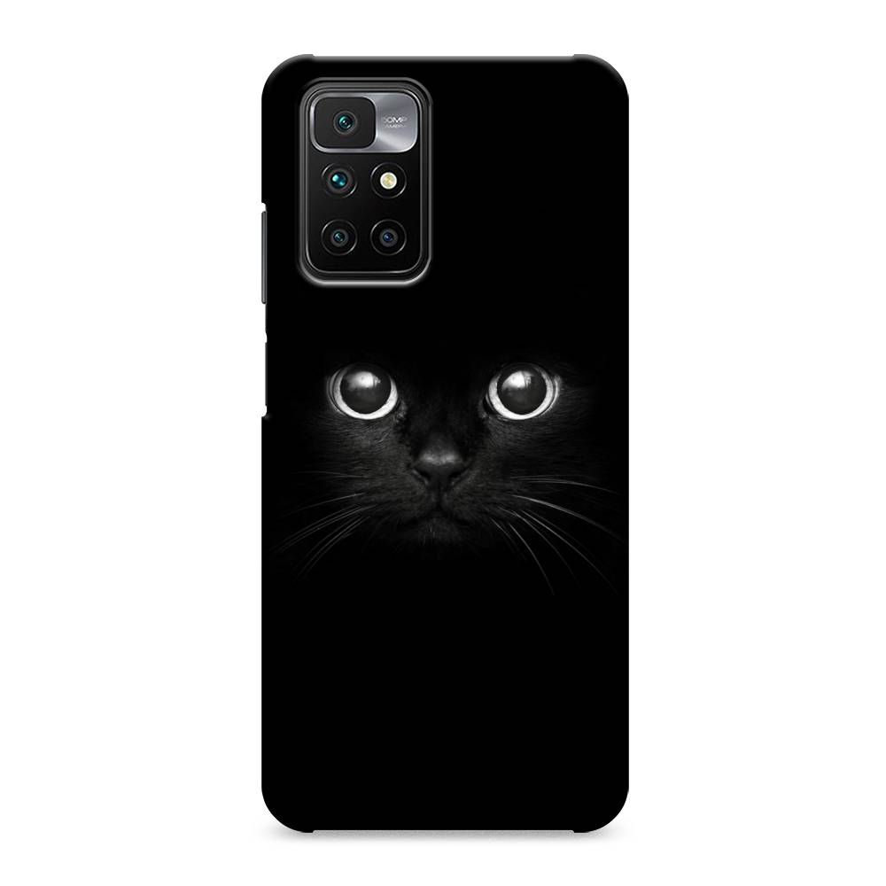 

Пластиковый чехол "Взгляд черной кошки" на Xiaomi Redmi 10, 311320-1