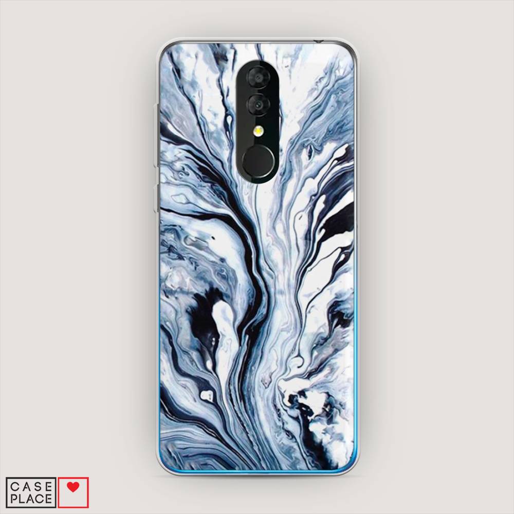 

Чехол Awog на Alcatel 3 5053Y (2019) / Алкатель 3 5053Y (2019) "Голубой минерал мрамор", Разноцветный, 170550-3