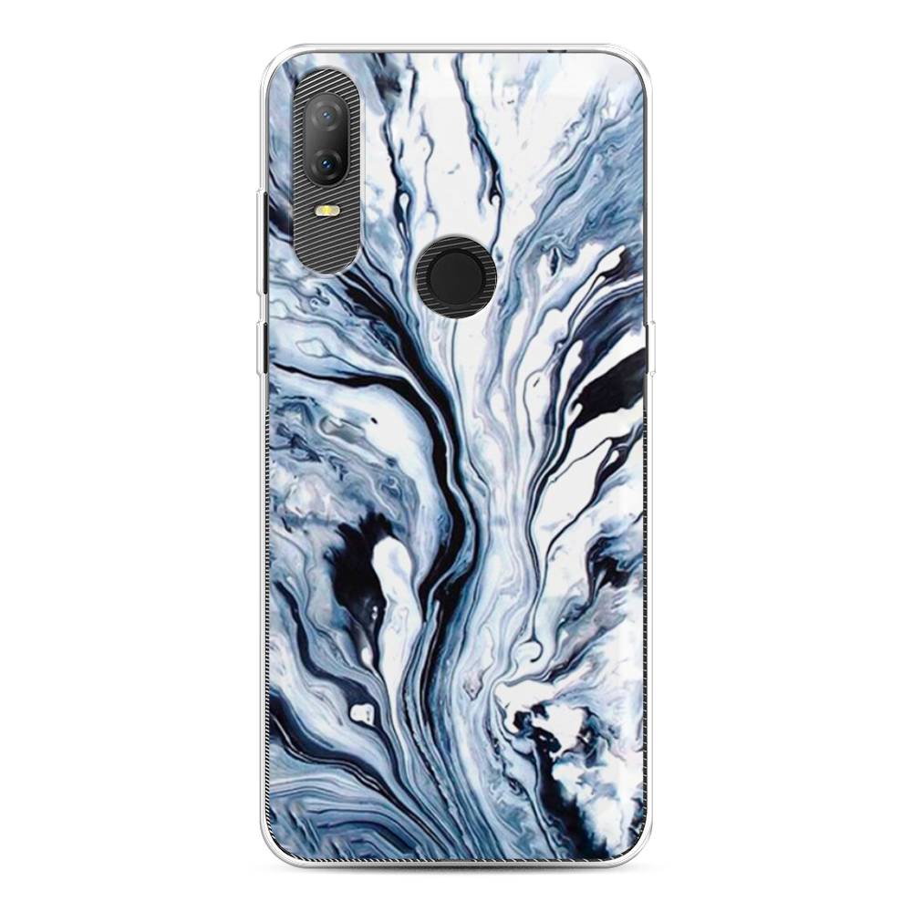 

Чехол Awog на Alcatel 1V (2020) 5007U / Алкатель 1V (2020) 5007U "Голубой минерал мрамор", 170950-3