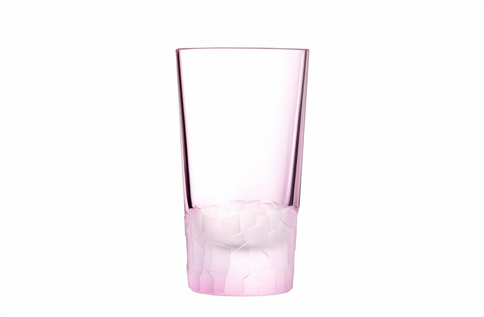 Набор стаканов высоких. Cristal D'ARQUES. Розовый  INTUITION.  330 мл. 6 шт.