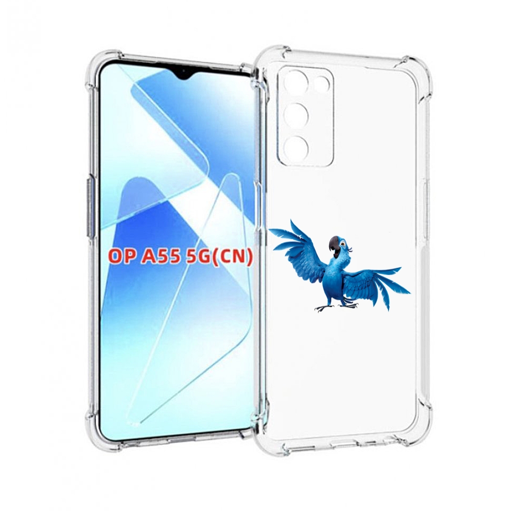 

Чехол MyPads голубой-попугайчик для Infinix Zero X Neo, Прозрачный, Tocco