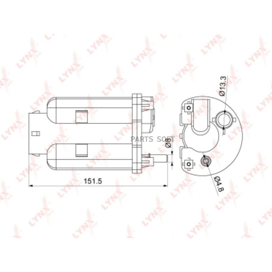 Фильтр топливный LF1074M