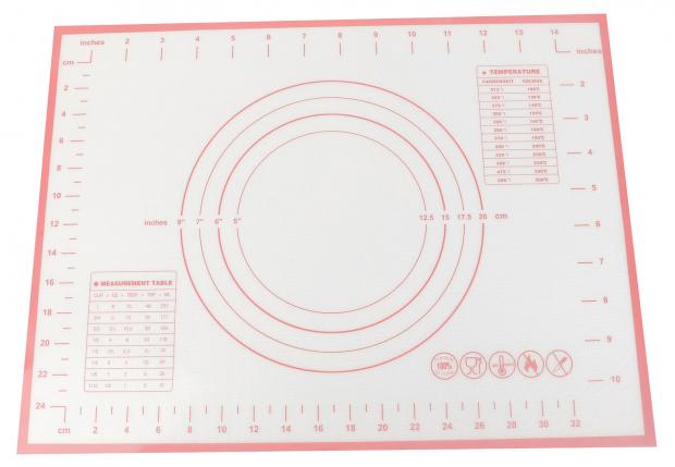 фото Коврик силиконовый royaumann для замеса теста, 1 шт