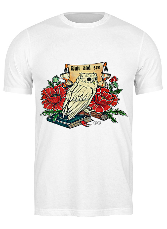 

Футболка мужская Printio Wait and see.м т белая 3XL, Белый, Wait and see.м т