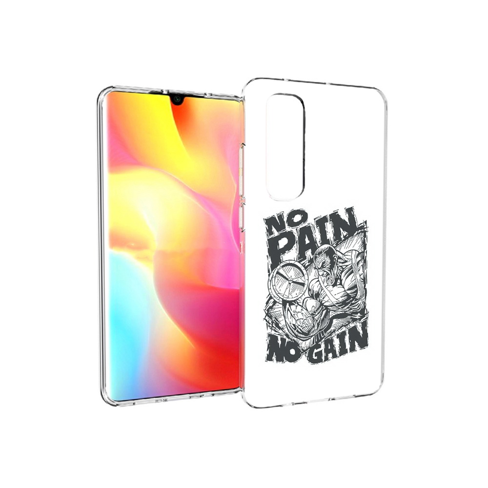 

Чехол MyPads Tocco для Xiaomi Mi Note 10 Lite бодибилдинг тяжелая работа, Прозрачный, Tocco