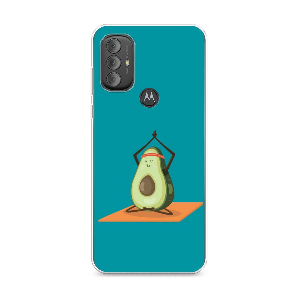 

Чехол на Motorola Moto G Power 2022 "Расслабься с авокадо", Голубой, 242850-6