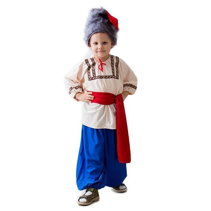 

Карнавальный костюм Страна Карнавалия Казак 5-7 лет р. 122-134 см 2729633, Разноцветный