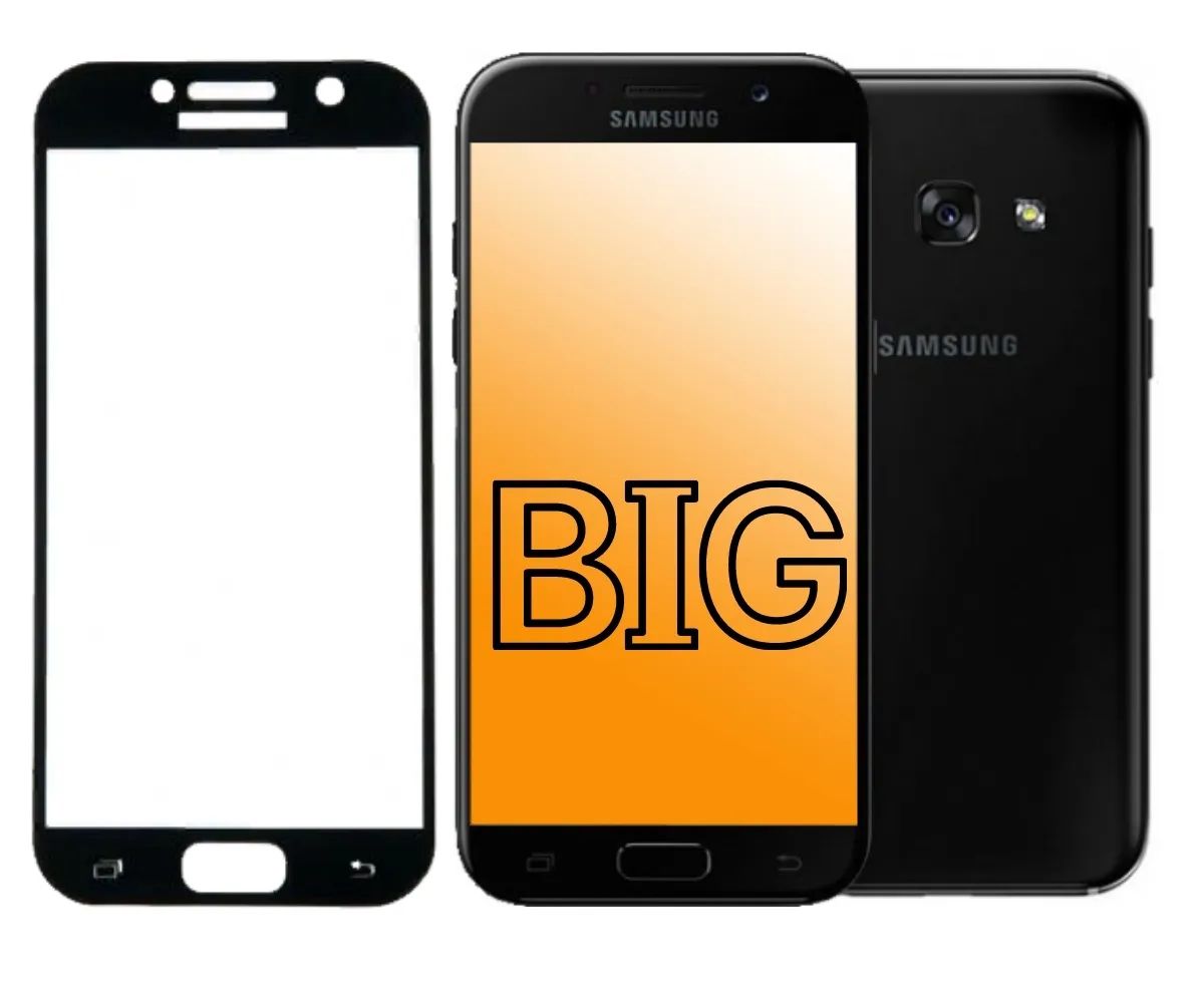 

Защитное стекло для Galaxy Samsung A5 2017 с черной рамкой, Galaxy A5 (2017)