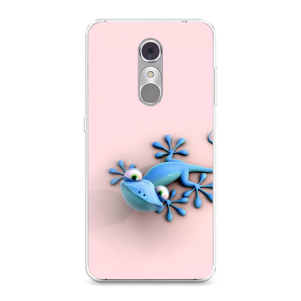 

Чехол Awog на ZTE Blade A910 / ЗТЕ Блэйд A910 "Голубая ящерка", Разноцветный, 131850-2