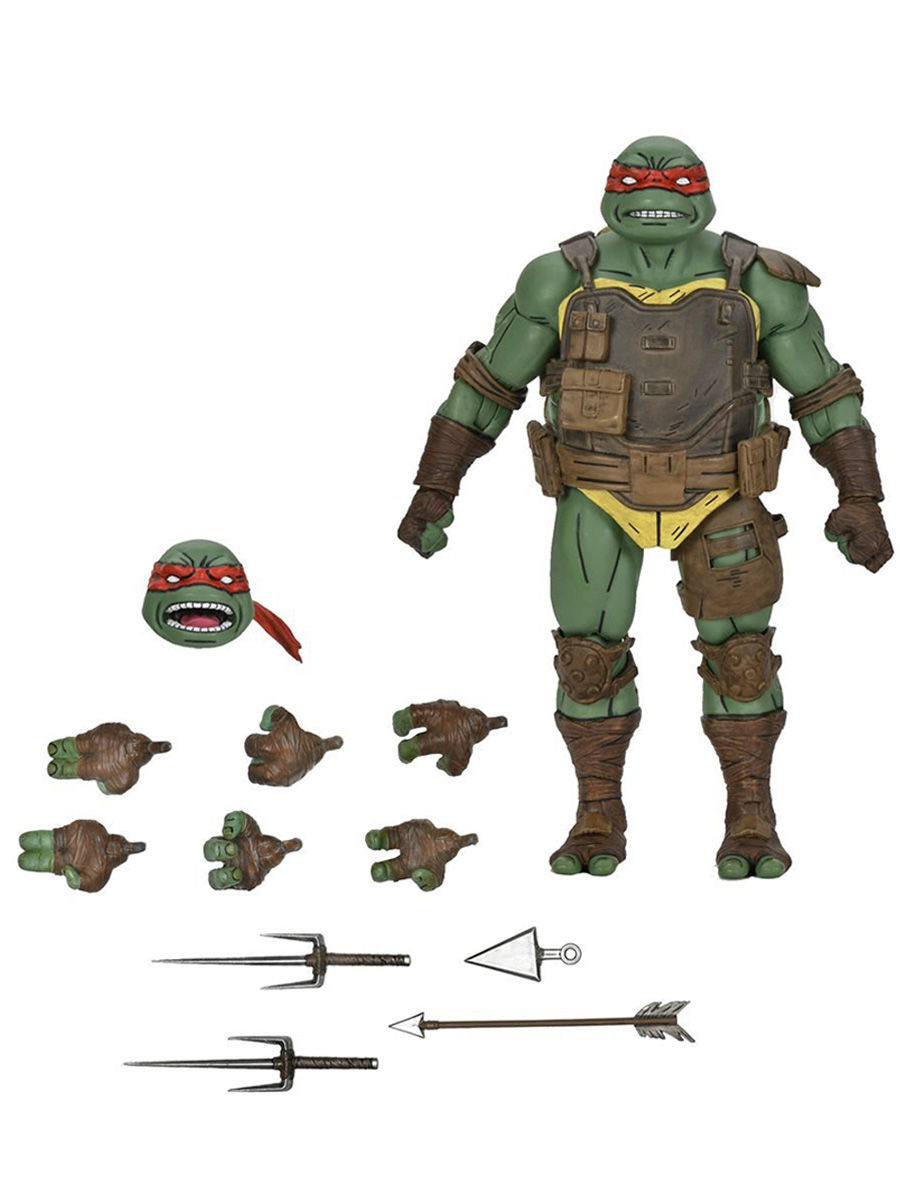 

Фигурка Черепашки ниндзя Рафаэль Последний ронин TMNT с аксессуарами 15 см, Черепашки ниндзя Рафаэль Последний ронин TMNT