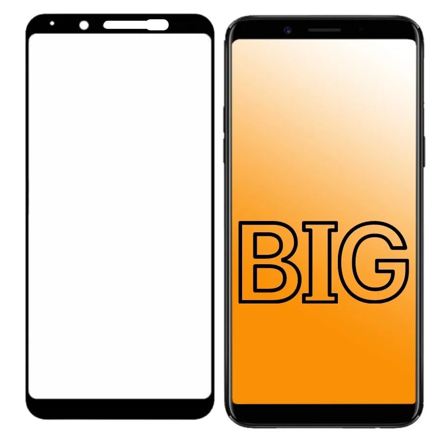 

Защитное стекло для Oppo F5 с черной рамкой, F5