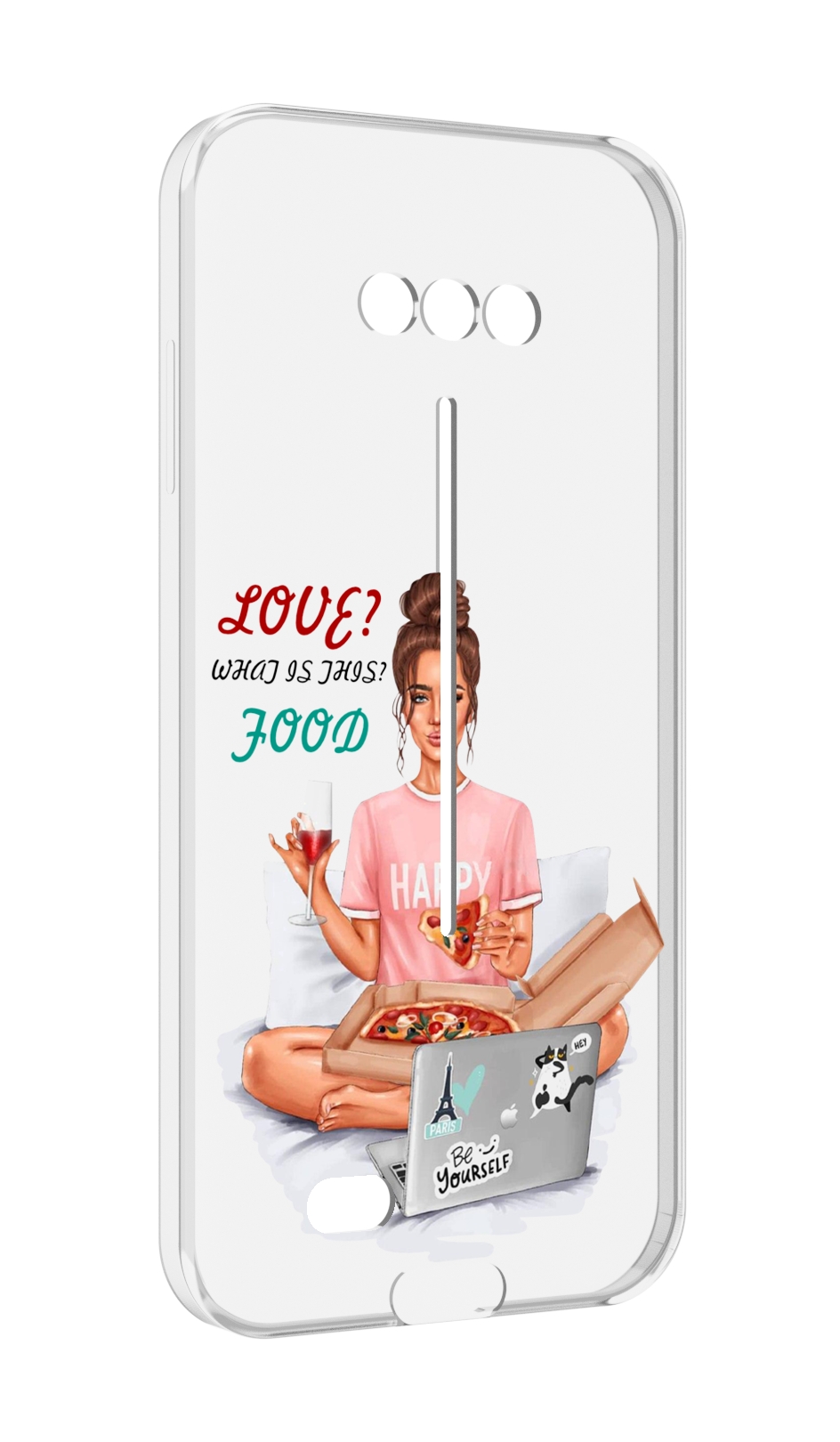 

Чехол MyPads девушка-с-ноутбуком женский для Doogee S41/S41 Pro противоударный, Tocco