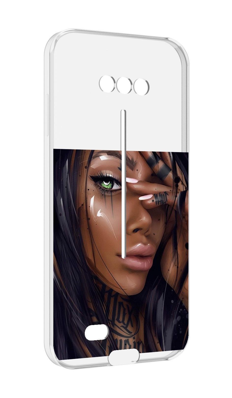 

Чехол MyPads девушка-с-зелеными-глазами-яркими для Doogee S41/S41 Pro противоударный, Tocco