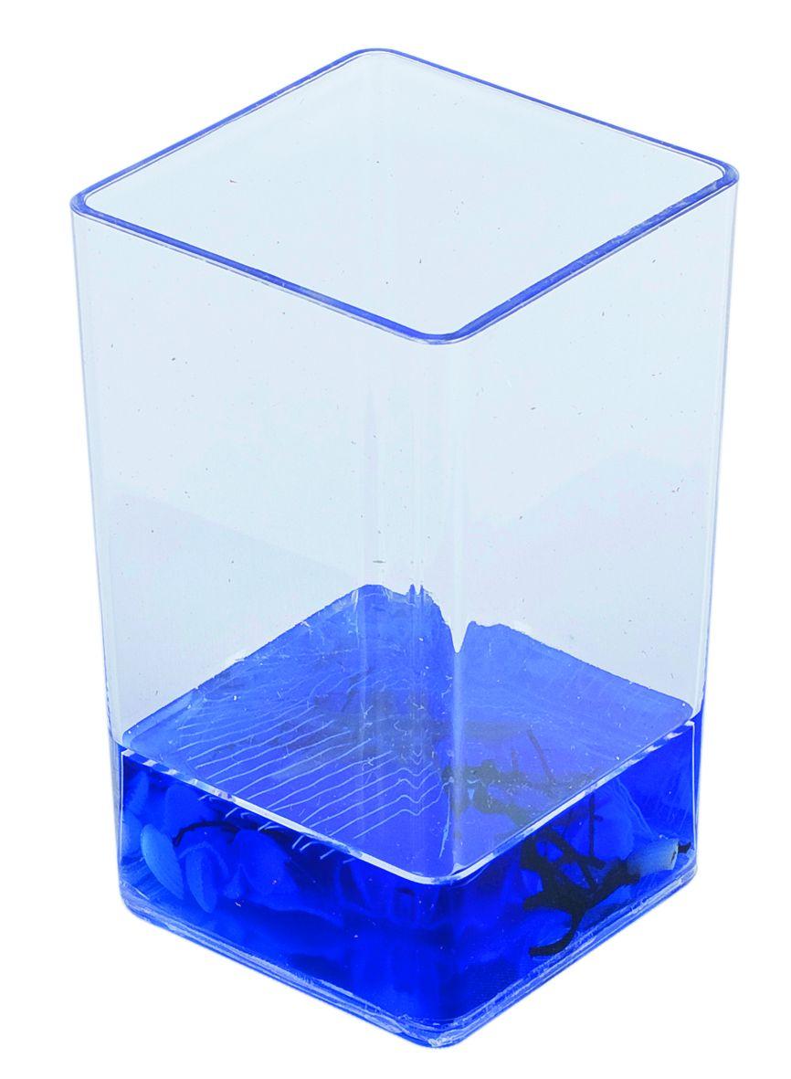 фото Стакан для зубных щеток пластик синие ракушки a8824_w16 аквалиния