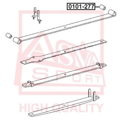 

Сайлентблок Asva 0101277