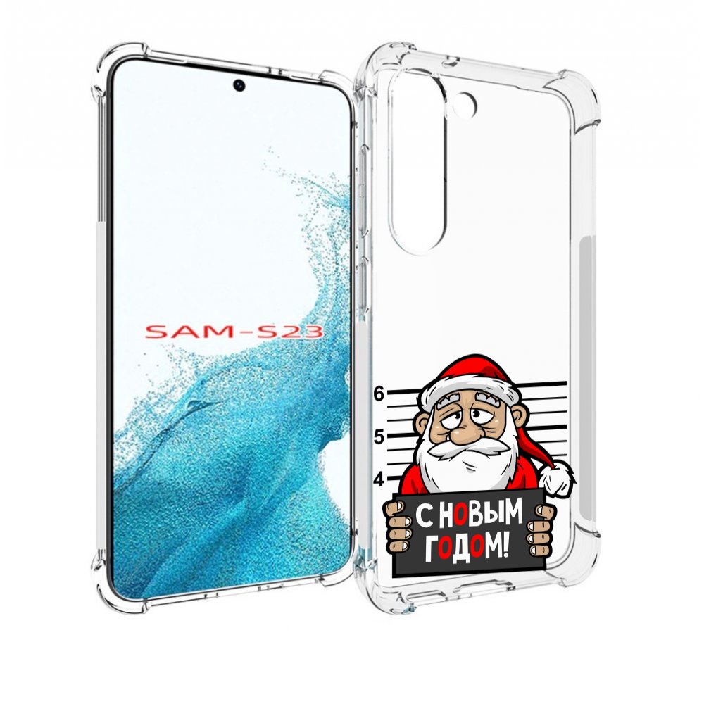 

Чехол MyPads ДМ с новым годом заключенный для Samsung Galaxy S23, Прозрачный, Tocco
