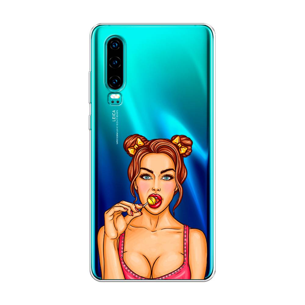 

Чехол Awog на Huawei P30 "Вкусный леденец", Бежевый;коричневый;розовый