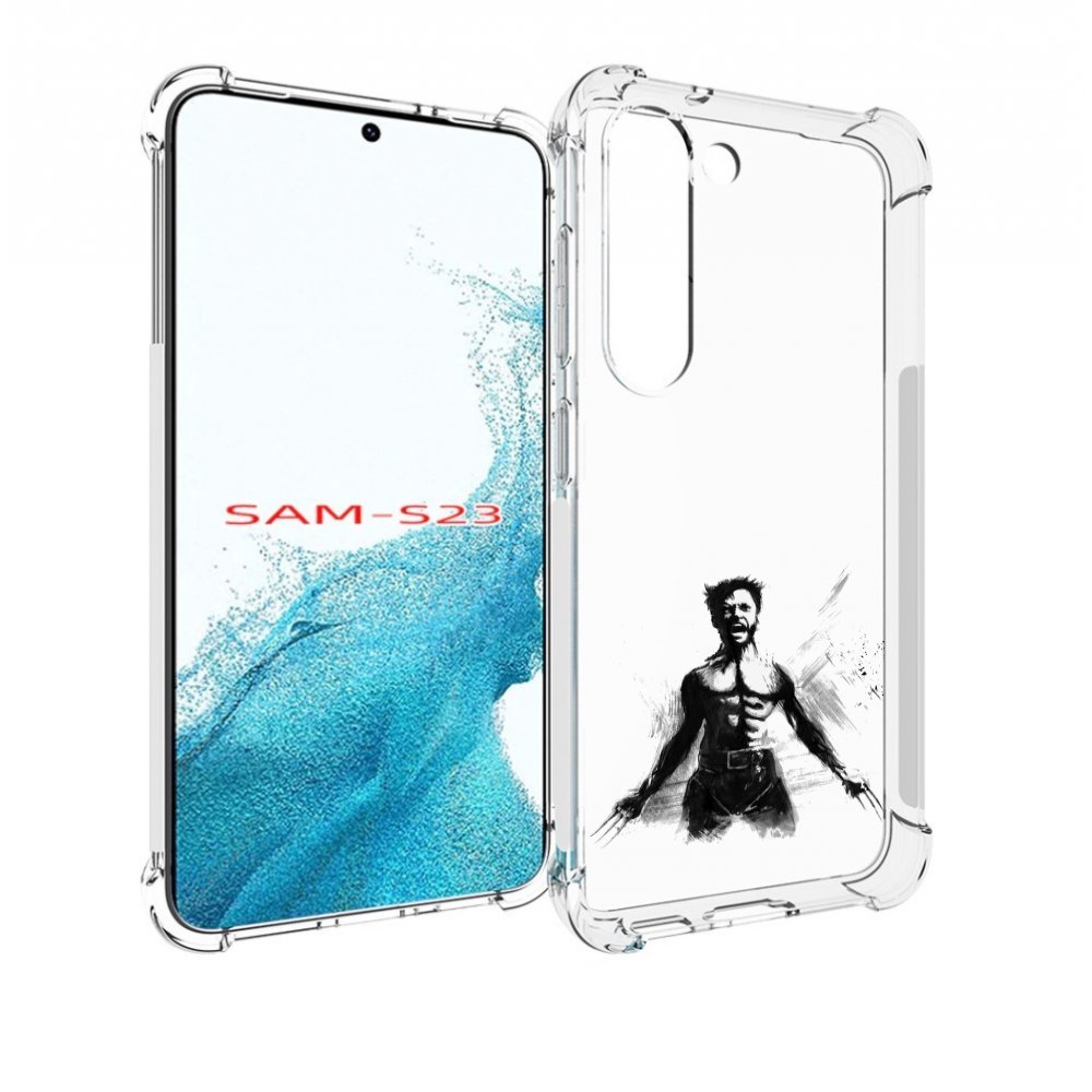 

Чехол MyPads росомаха для Samsung Galaxy S23, Прозрачный, Tocco