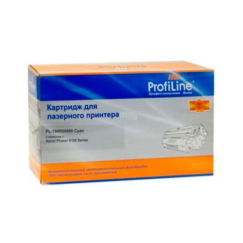 

Картридж для лазерного принтера Profiline (PL-106R00680) голубой, совместимый