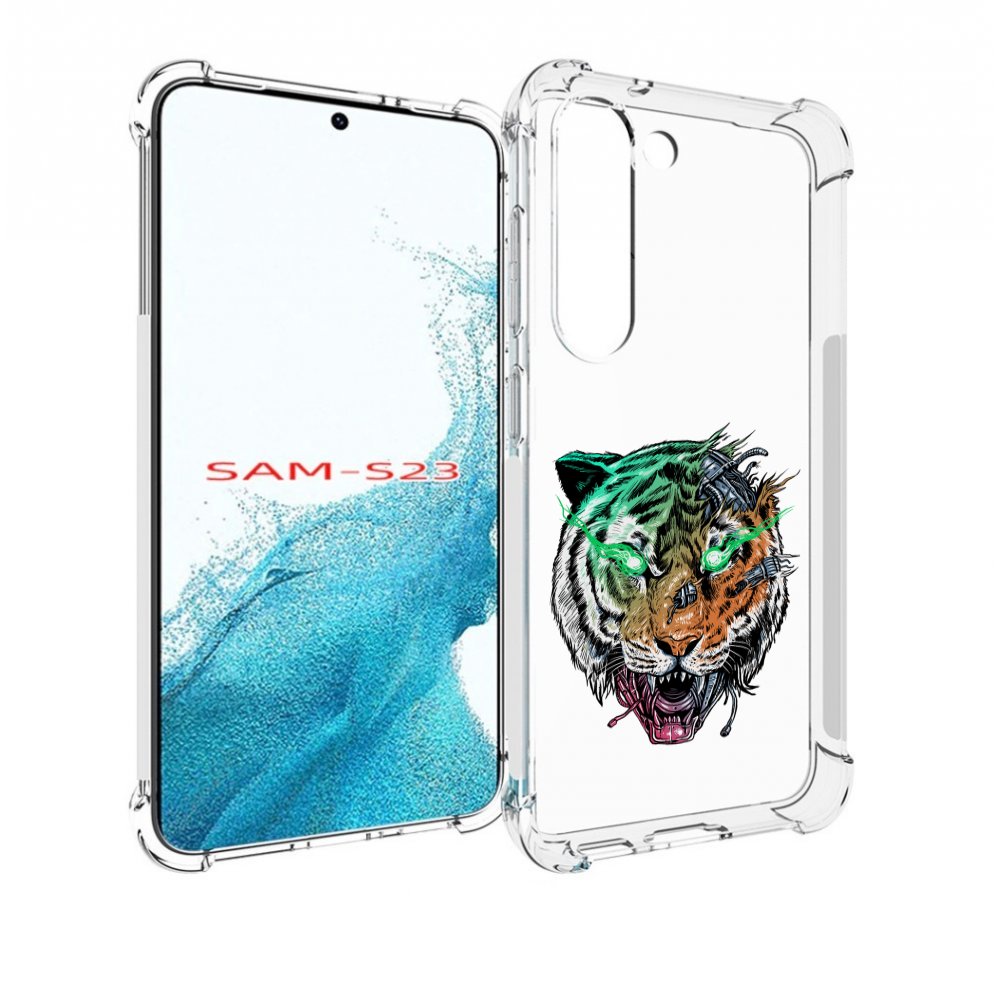 

Чехол MyPads робо-тигр для Samsung Galaxy S23, Прозрачный, Tocco