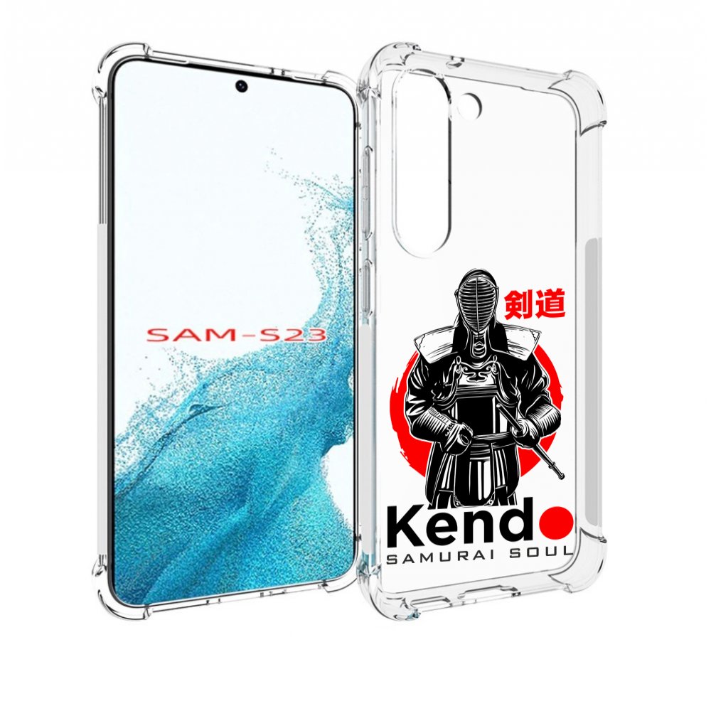 

Чехол MyPads рисованый самурай для Samsung Galaxy S23, Прозрачный, Tocco