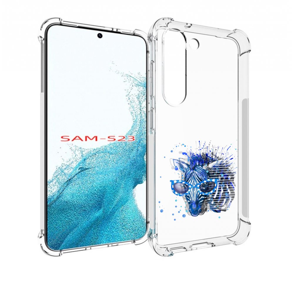 

Чехол MyPads расплывчатая зебра для Samsung Galaxy S23, Прозрачный, Tocco