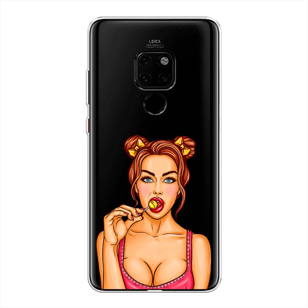 

Чехол Awog на Huawei Mate 20 "Вкусный леденец", Бежевый;коричневый;розовый