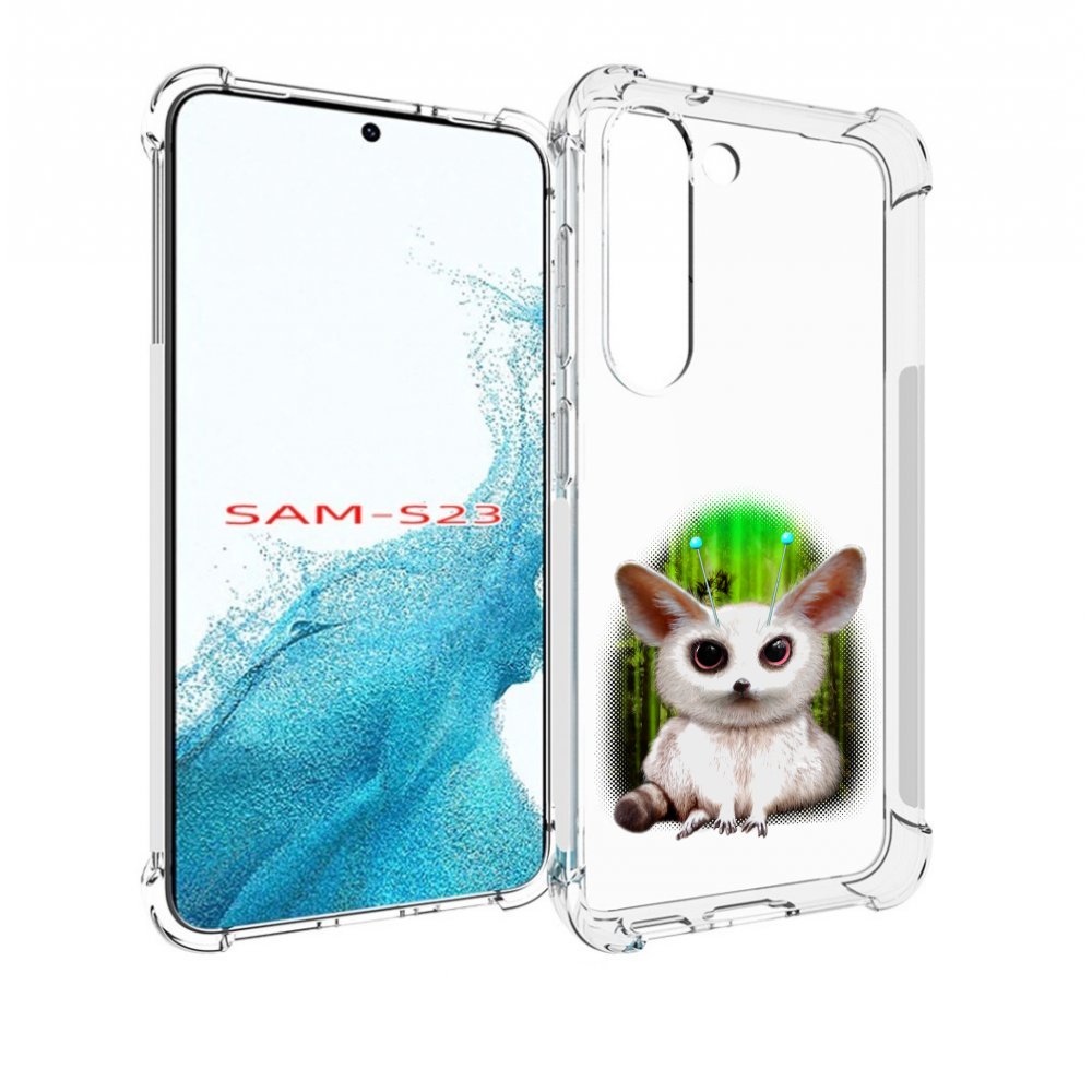 

Чехол MyPads пушистое животное для Samsung Galaxy S23, Прозрачный, Tocco