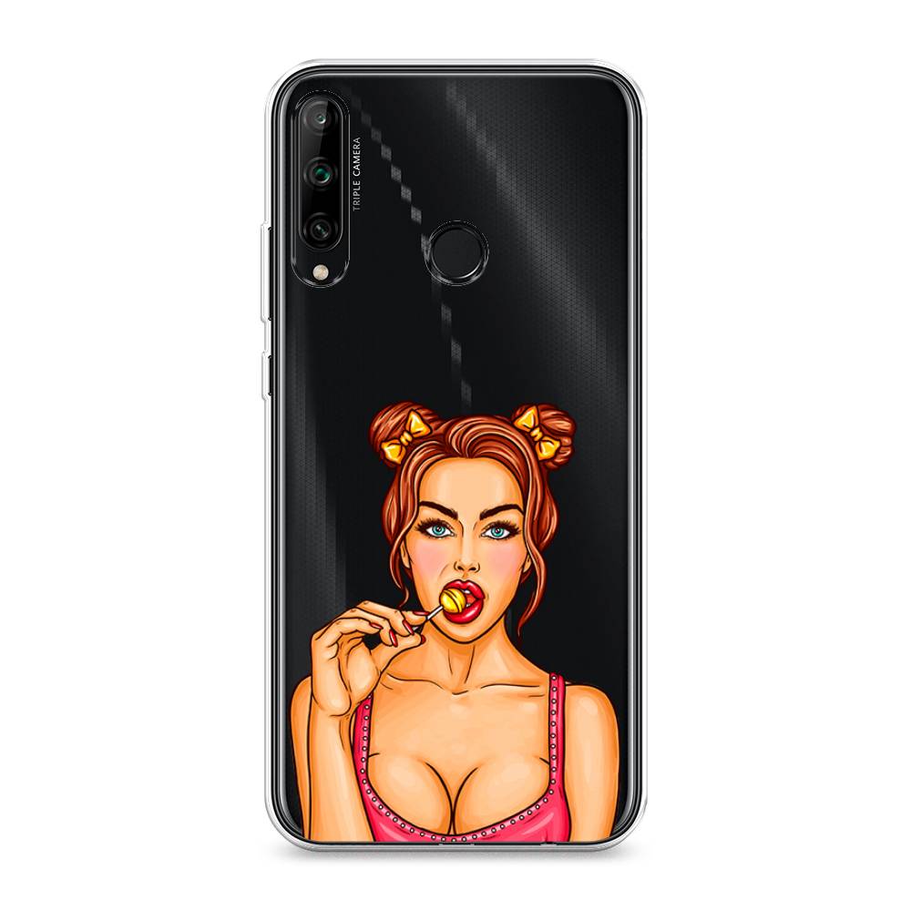 

Чехол Awog на Honor 9C "Вкусный леденец", Бежевый;коричневый;розовый