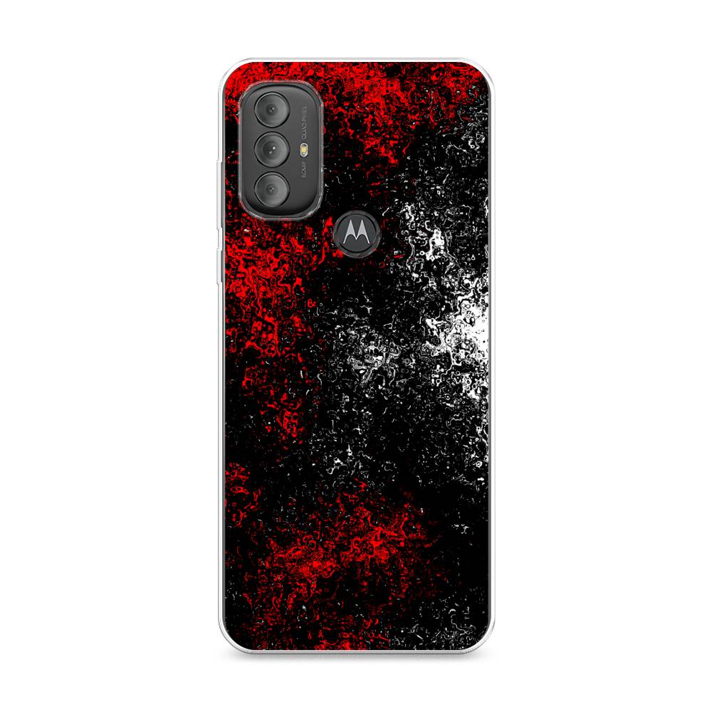 

Чехол на Motorola Moto G Power 2022 "Монотипия", Красный;черный;белый, 242850-3