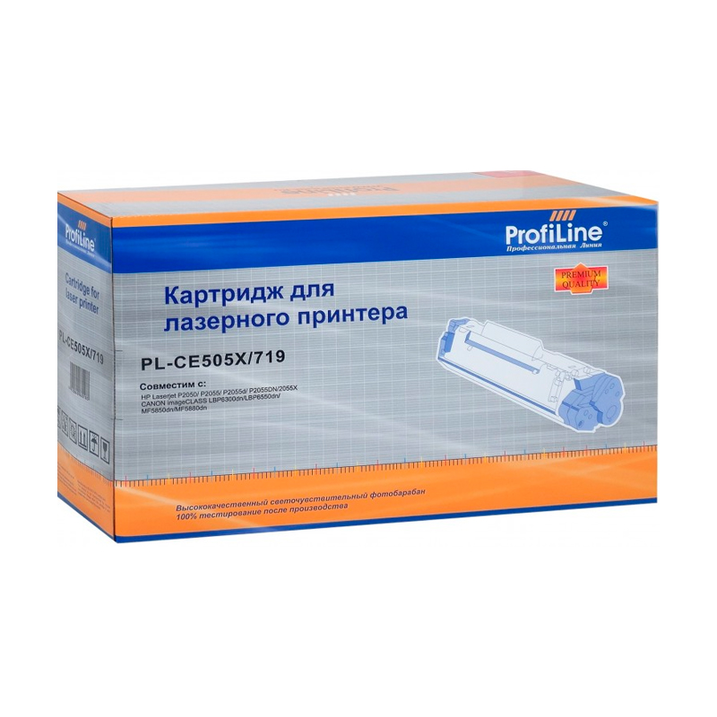 

Картридж для лазерного принтера Profiline (PL-CE505X/719) черный, совместимый