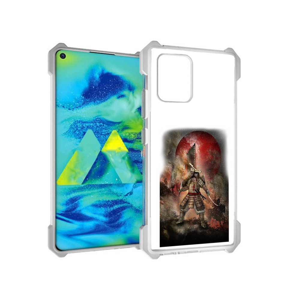 

Чехол MyPads Tocco для Samsung Galaxy S10 Lite китайскийвоин (PT143840.502.388), Прозрачный, Tocco
