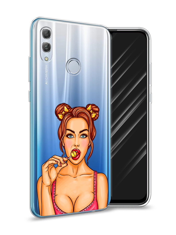 

Чехол Awog на Honor 10 Lite "Вкусный леденец", Бежевый;коричневый;розовый