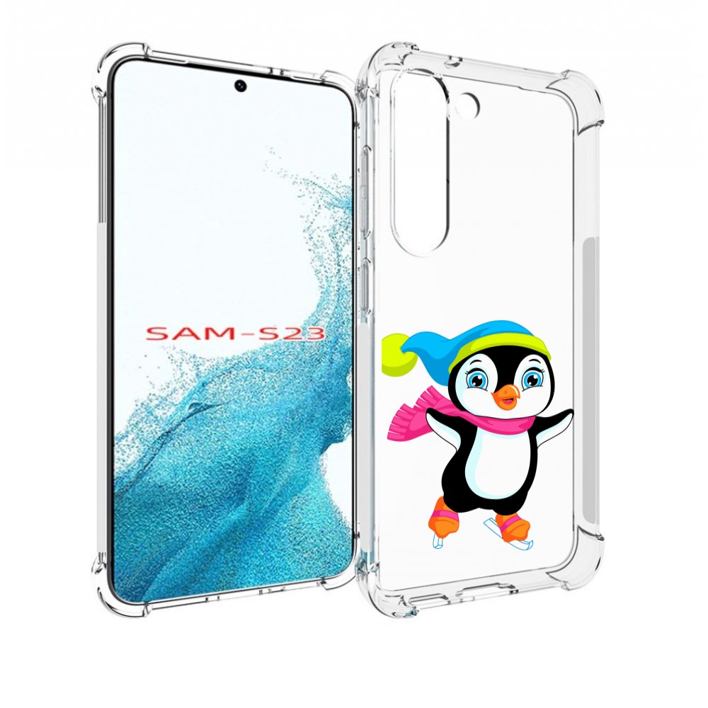 

Чехол MyPads пингвин на коньках для Samsung Galaxy S23, Прозрачный, Tocco