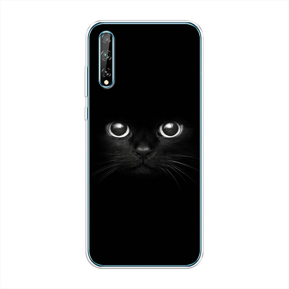 

Чехол Awog на Huawei Y8p "Взгляд черной кошки", Черный, 6103450-1