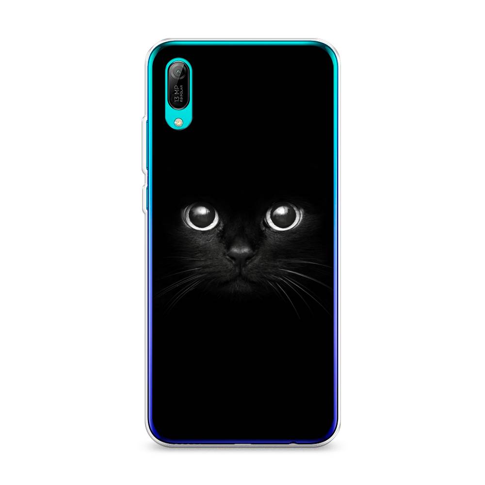 

Чехол Awog на Huawei Y6 Pro (Prime) 2019 "Взгляд черной кошки", Черный, 68150-1