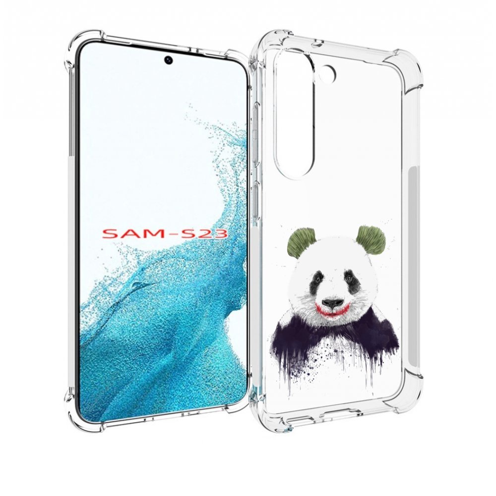 

Чехол MyPads панда джокер для Samsung Galaxy S23, Прозрачный, Tocco