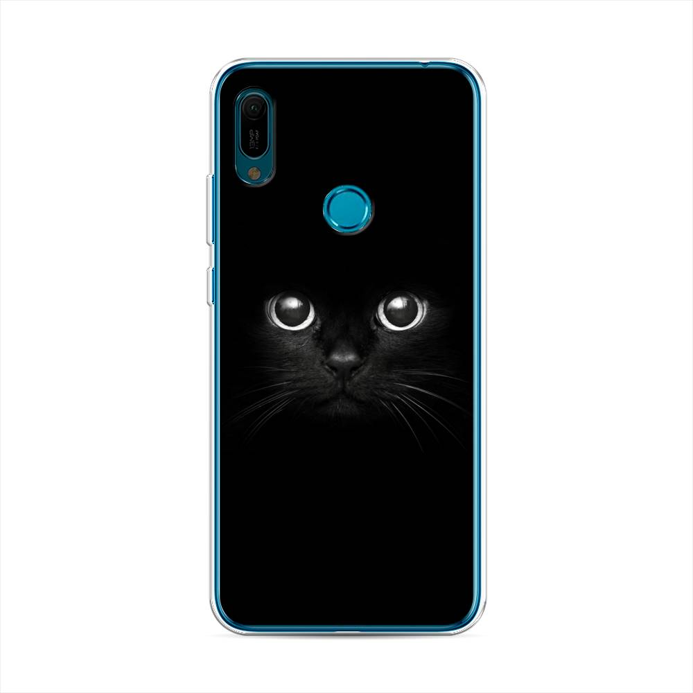 

Чехол Awog на Huawei Y6 2019 "Взгляд черной кошки", Черный, 68650-1