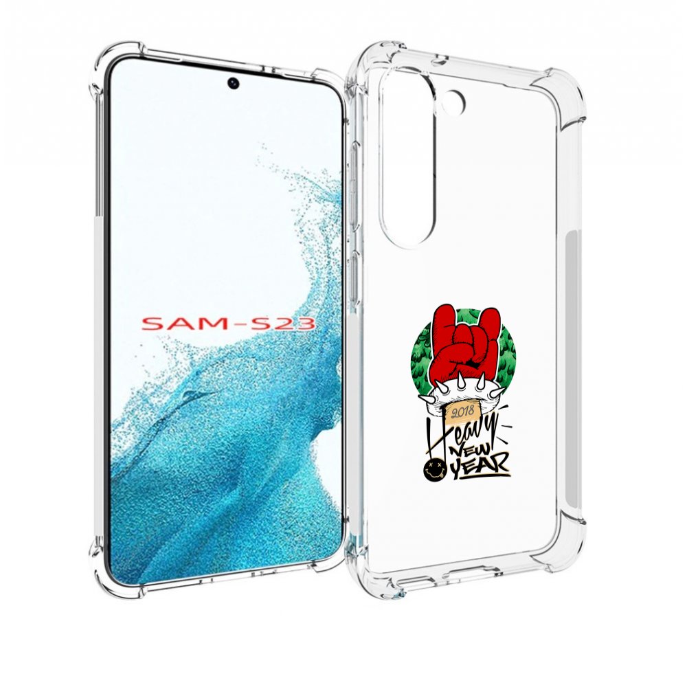 

Чехол MyPads Гангстер новый год для Samsung Galaxy S23, Прозрачный, Tocco