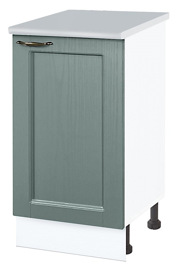 Кухонный напольный шкаф Нева 40 см. МДФ Маренго (Н 400)