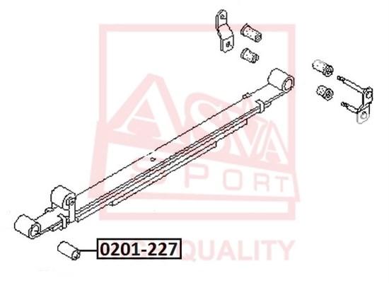 

Сайлентблок ASVA 0201227