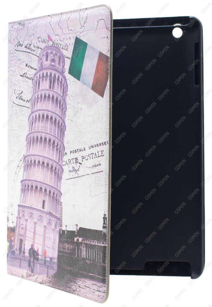 Чехол GSMIN для iPad RHDS Case Tower of Pisa