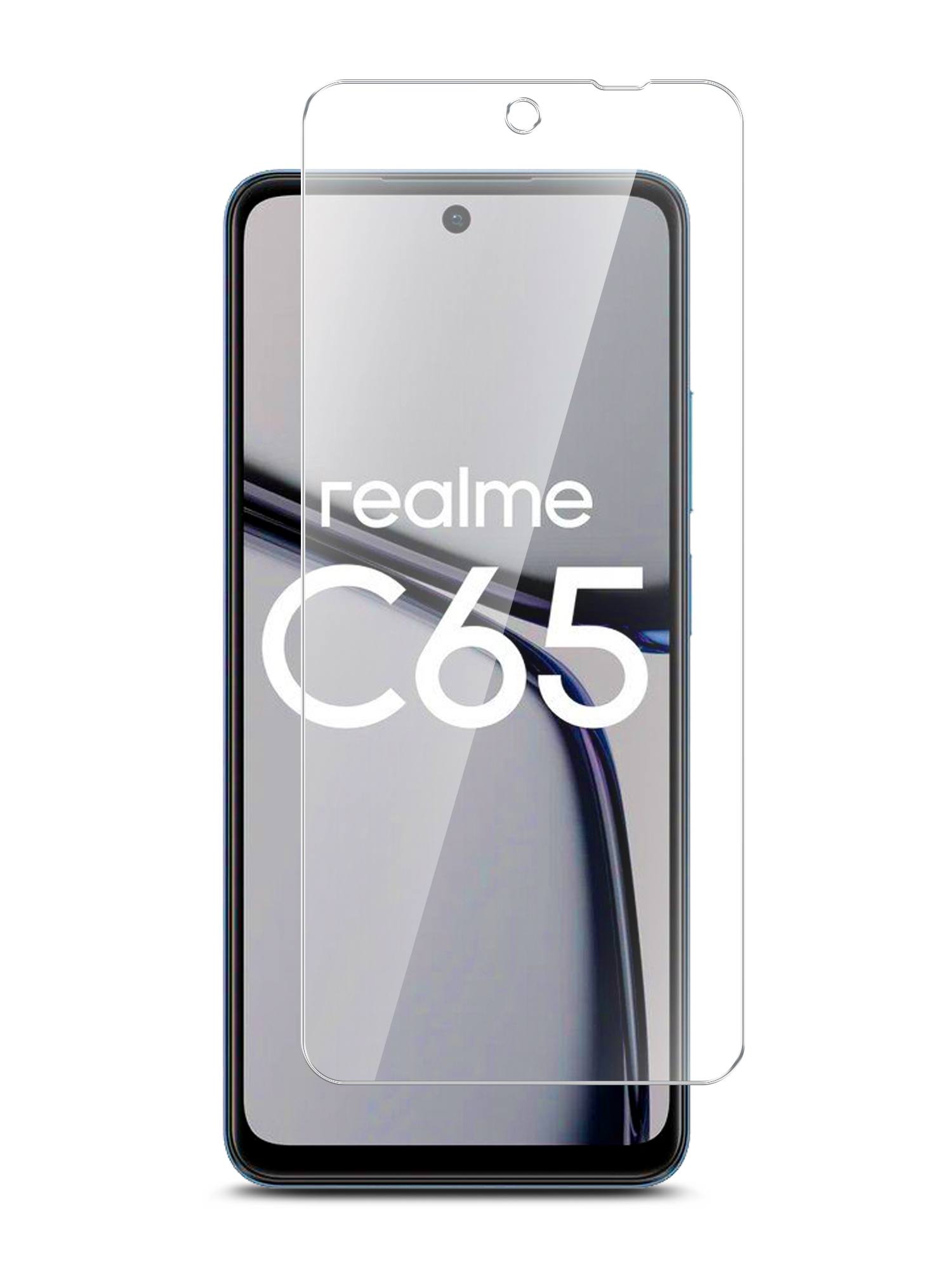 

Защитное стекло для Realme C65 гибридное прозрачное, Realme C65