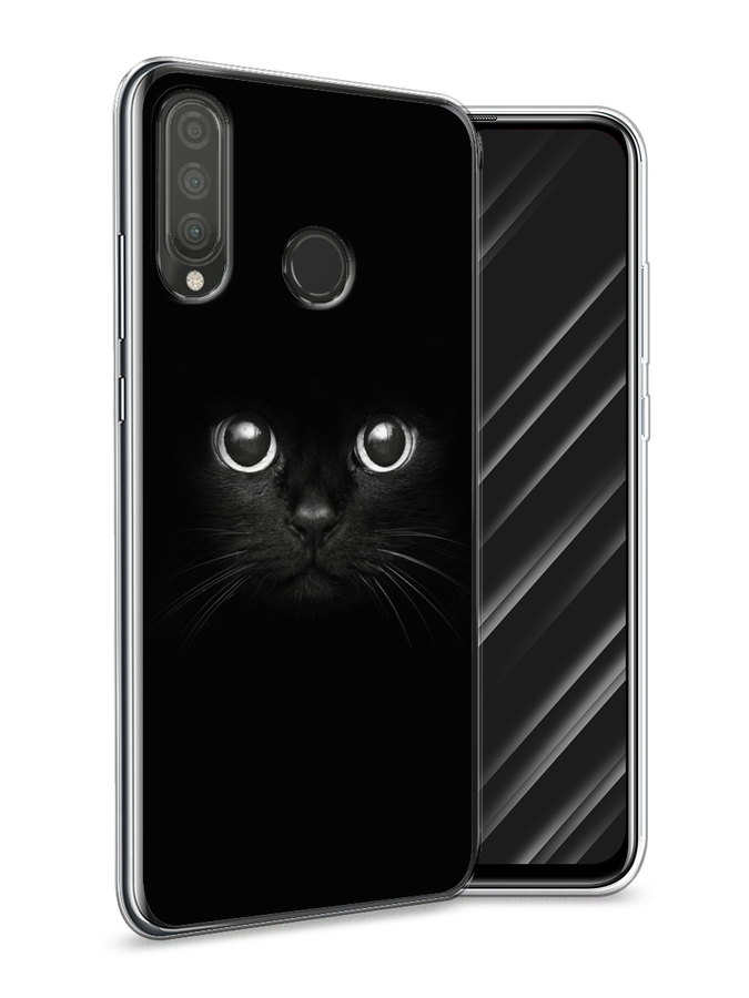 

Чехол Awog на Huawei P30 Lite "Взгляд черной кошки", Черный, 67950-1