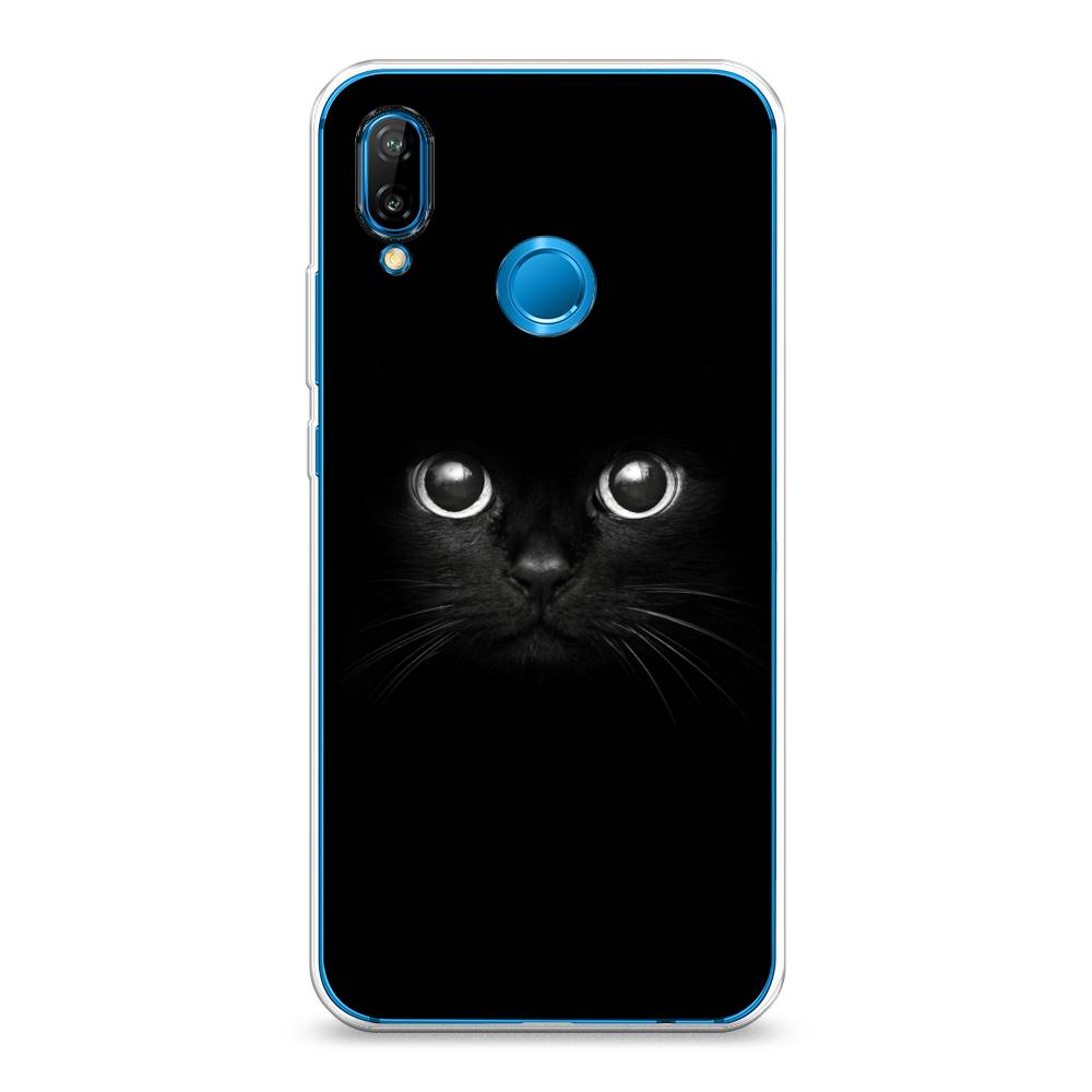 

Чехол Awog на Huawei P20 Lite "Взгляд черной кошки", Черный, 64450-1