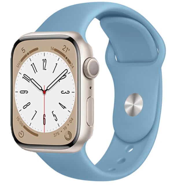 

Ремешок для смарт-часов NoBrand для Apple watch 38mm, Голубой