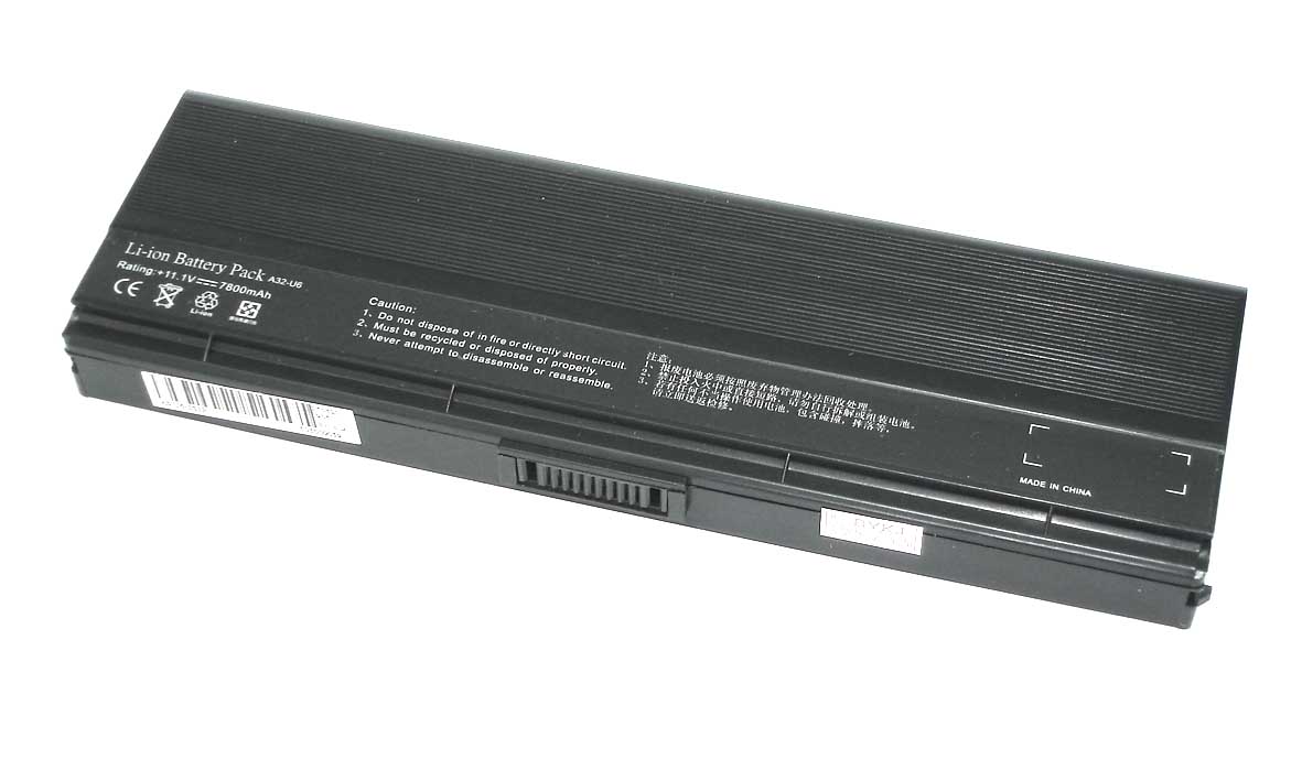 Аккумулятор GREENWAY для ноутбука Asus N20A U6E 7800mAh A32-U6 OEM черная
