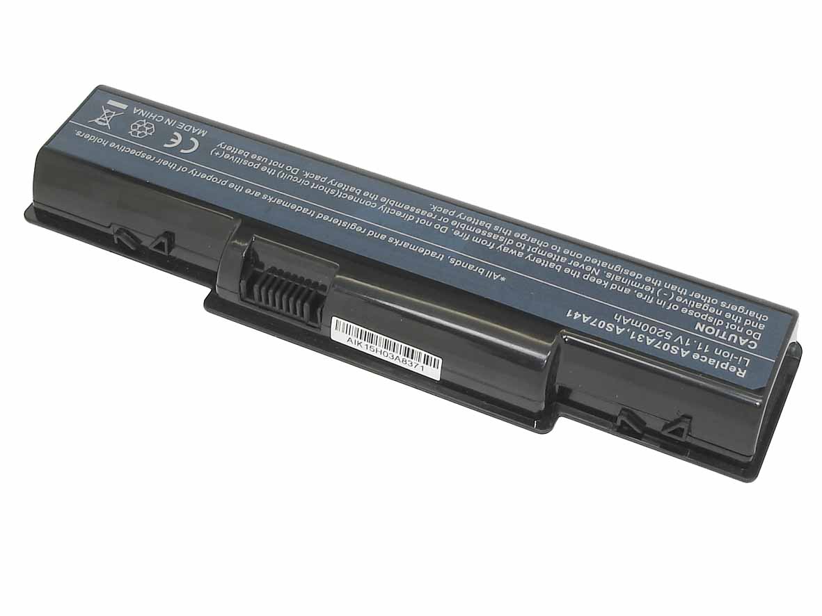 Аккумулятор GREENWAY для ноутбука Acer Aspire 4710 (AS07A31) 5200mAh 10.8-11,1V OEM черная