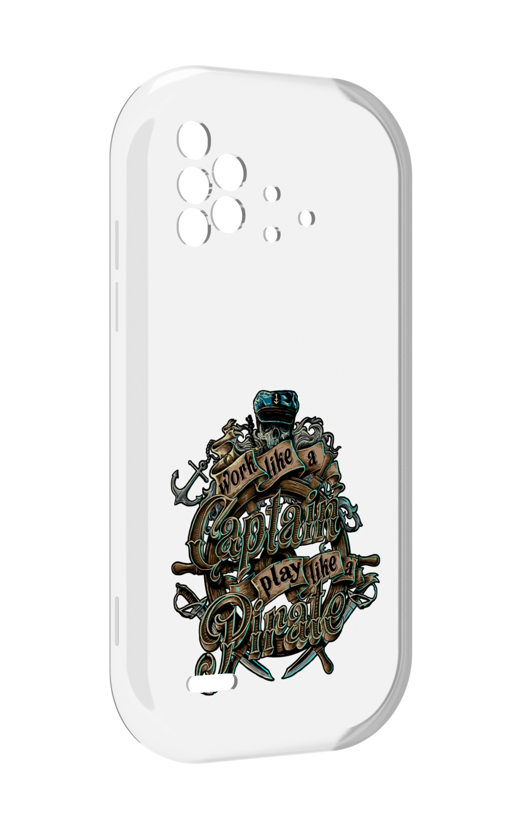 

Чехол MyPads капитан пиратов для UMIDIGI Bison X10 / X10 Pro, Прозрачный, Tocco
